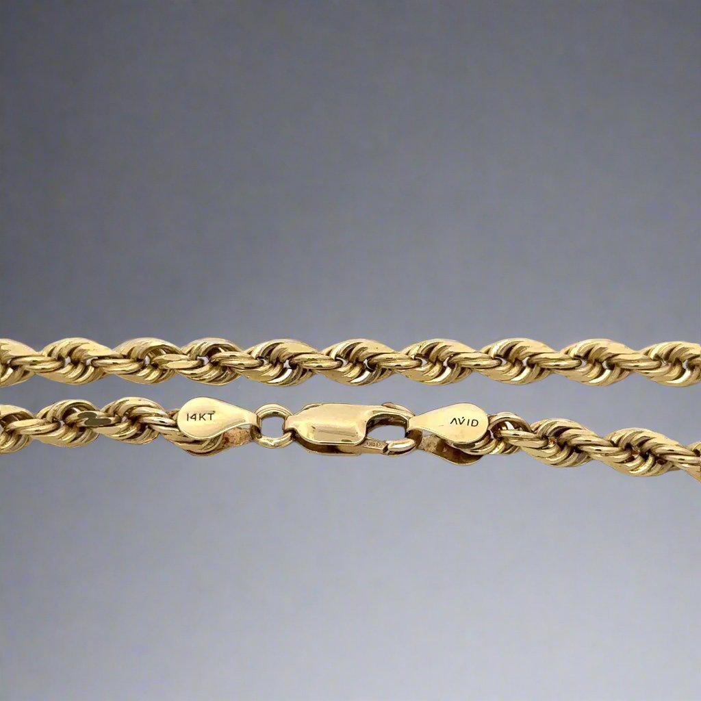 Lobster clasp with 14K stamp
