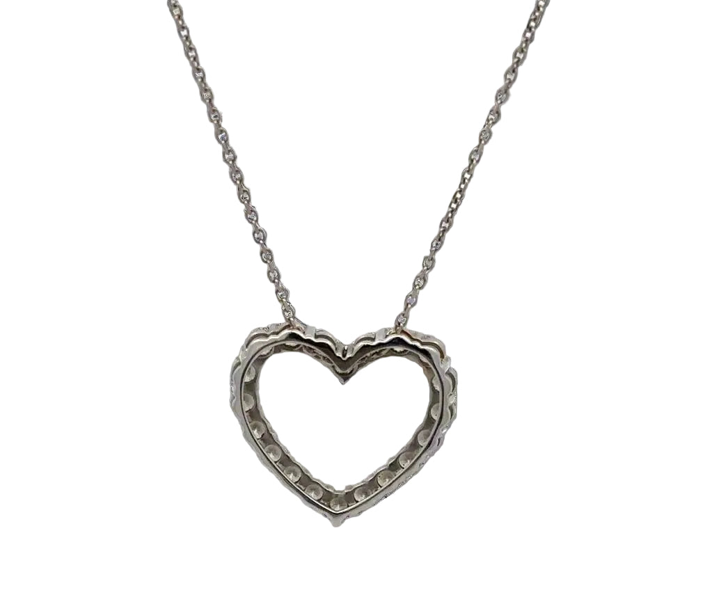 Back of heart necklace