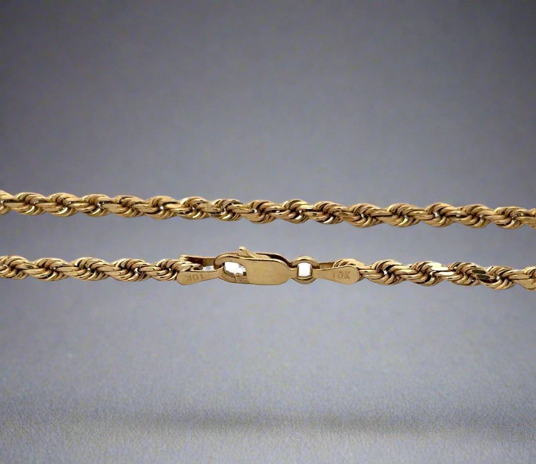 Lobster clasp with 10K stamp