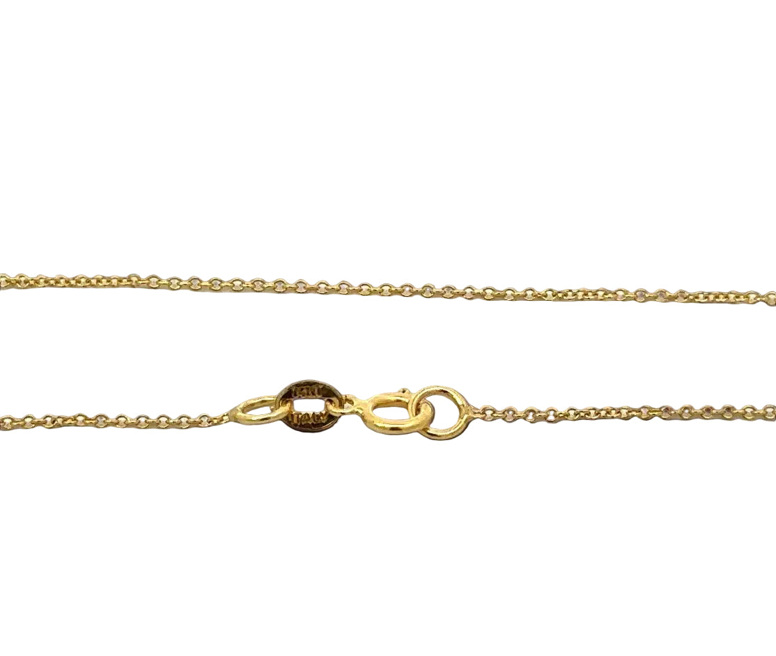 14K stamp on spring ring clasp