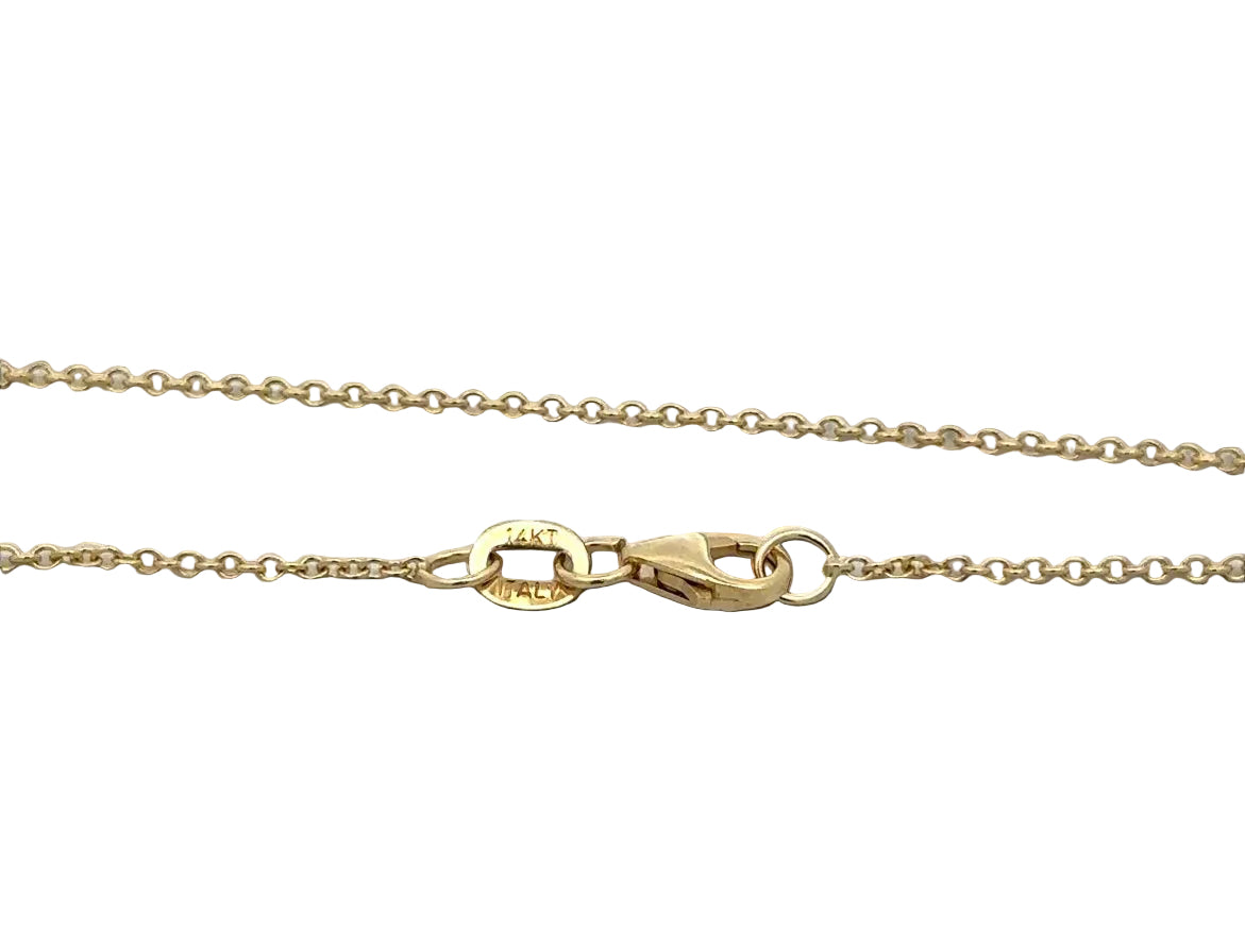 Lobster clasp with 14K stamp