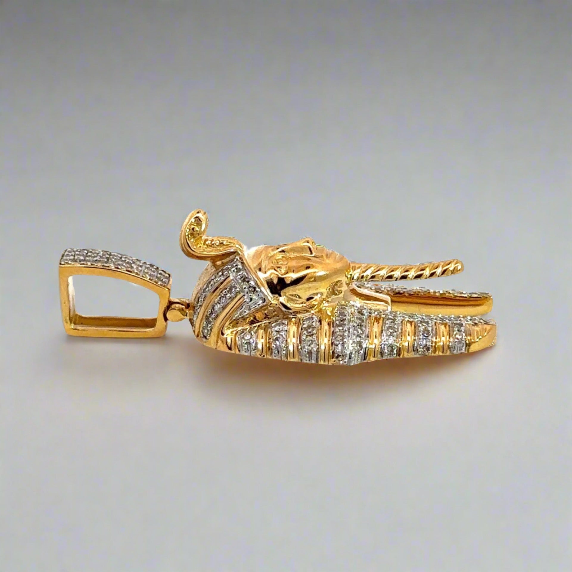 Side of Egyptian pharaoh pendant