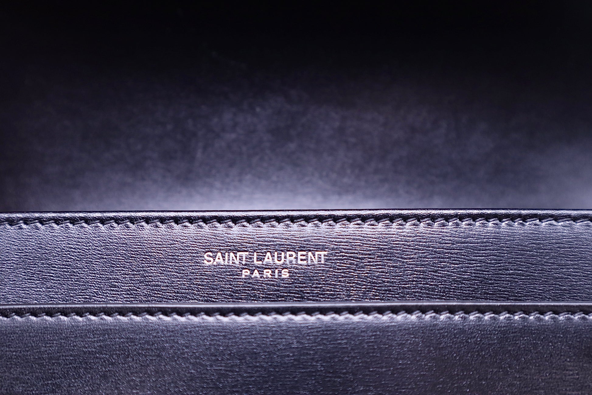 Saint Laurent logo inside bag