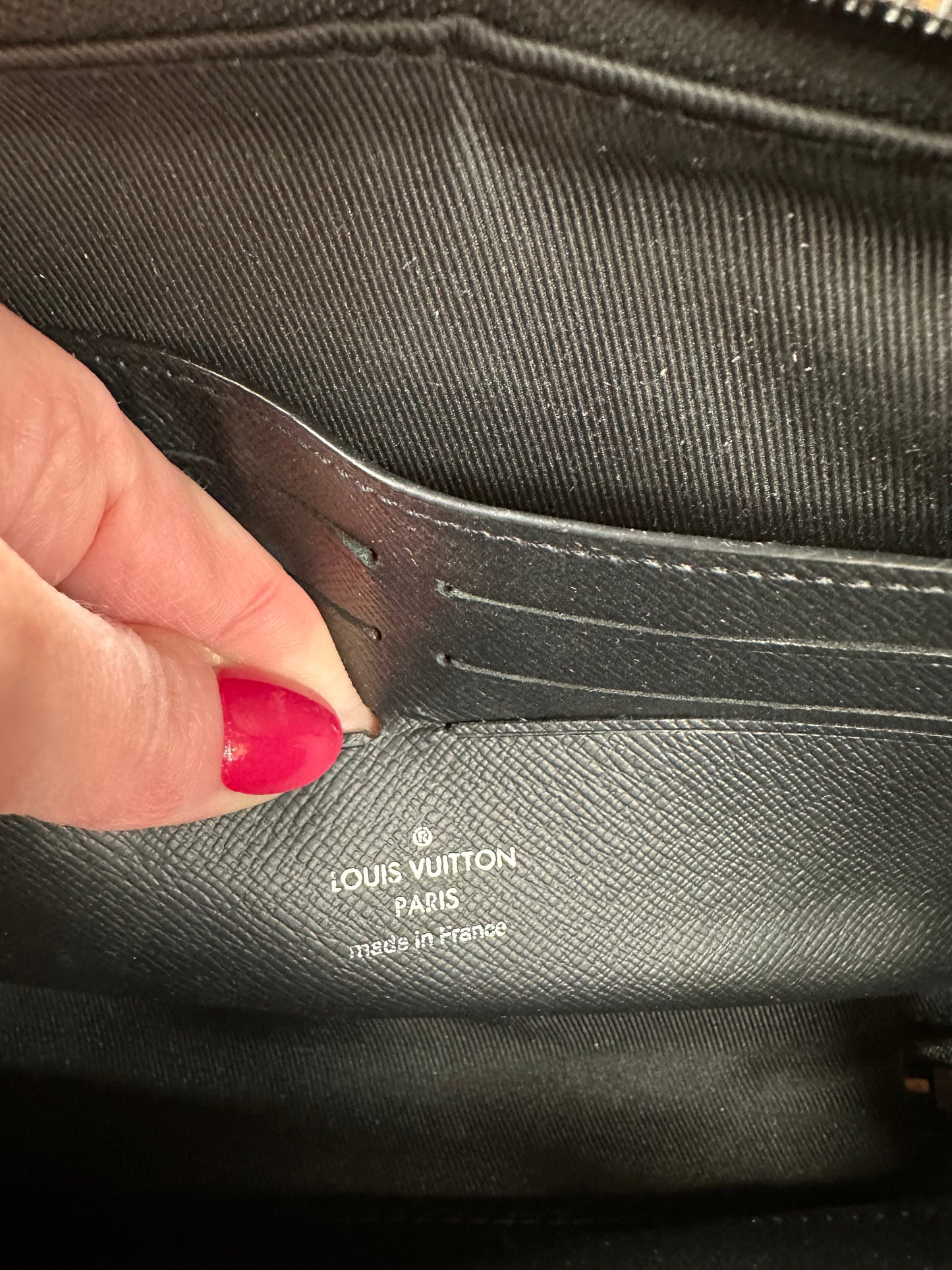 Louis Vuitton logo inside