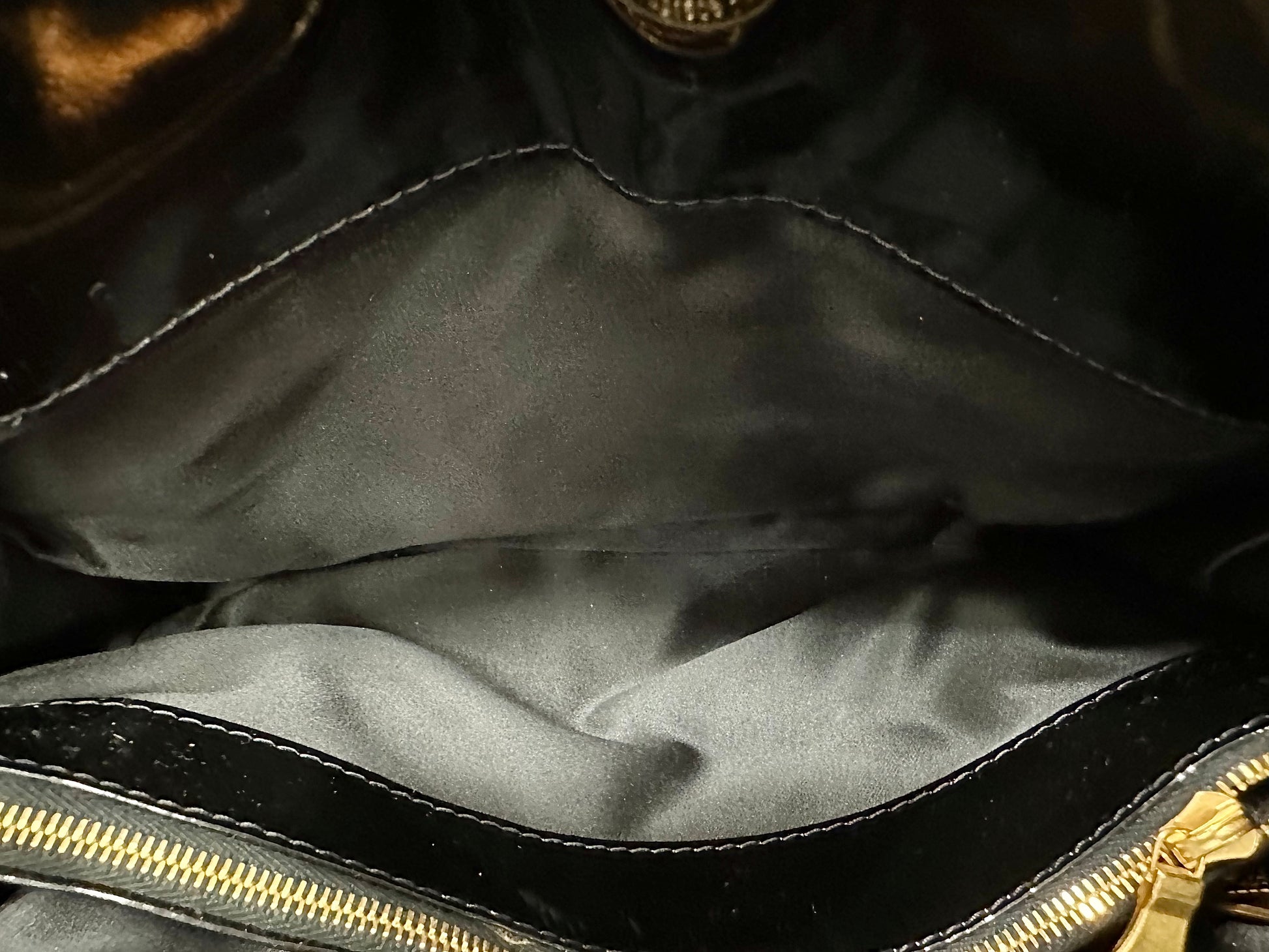 Black Interior pocket