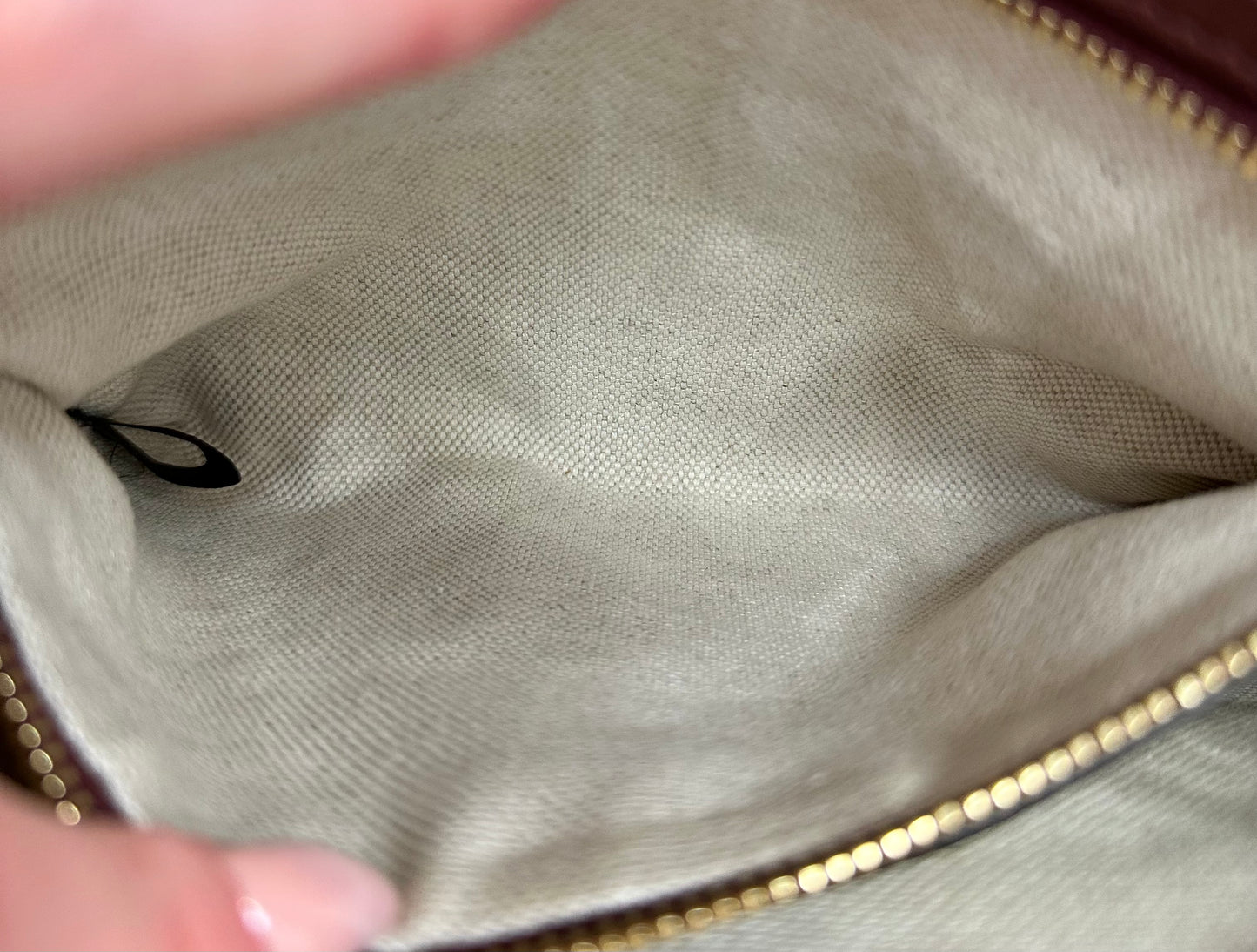 Inside zipper-pocket
