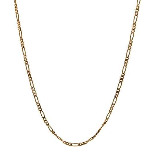 yellow gold figueroa link chain