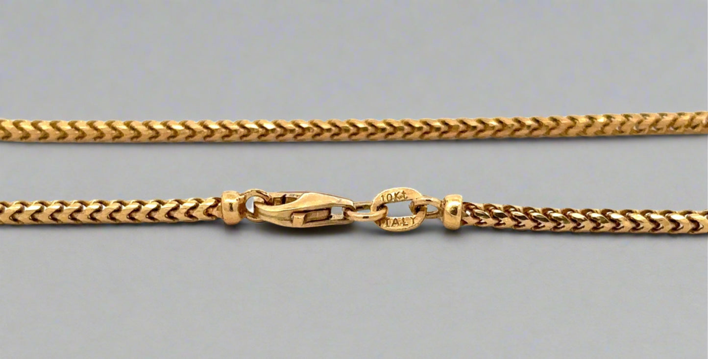 Lobster clasp with 10K stamp