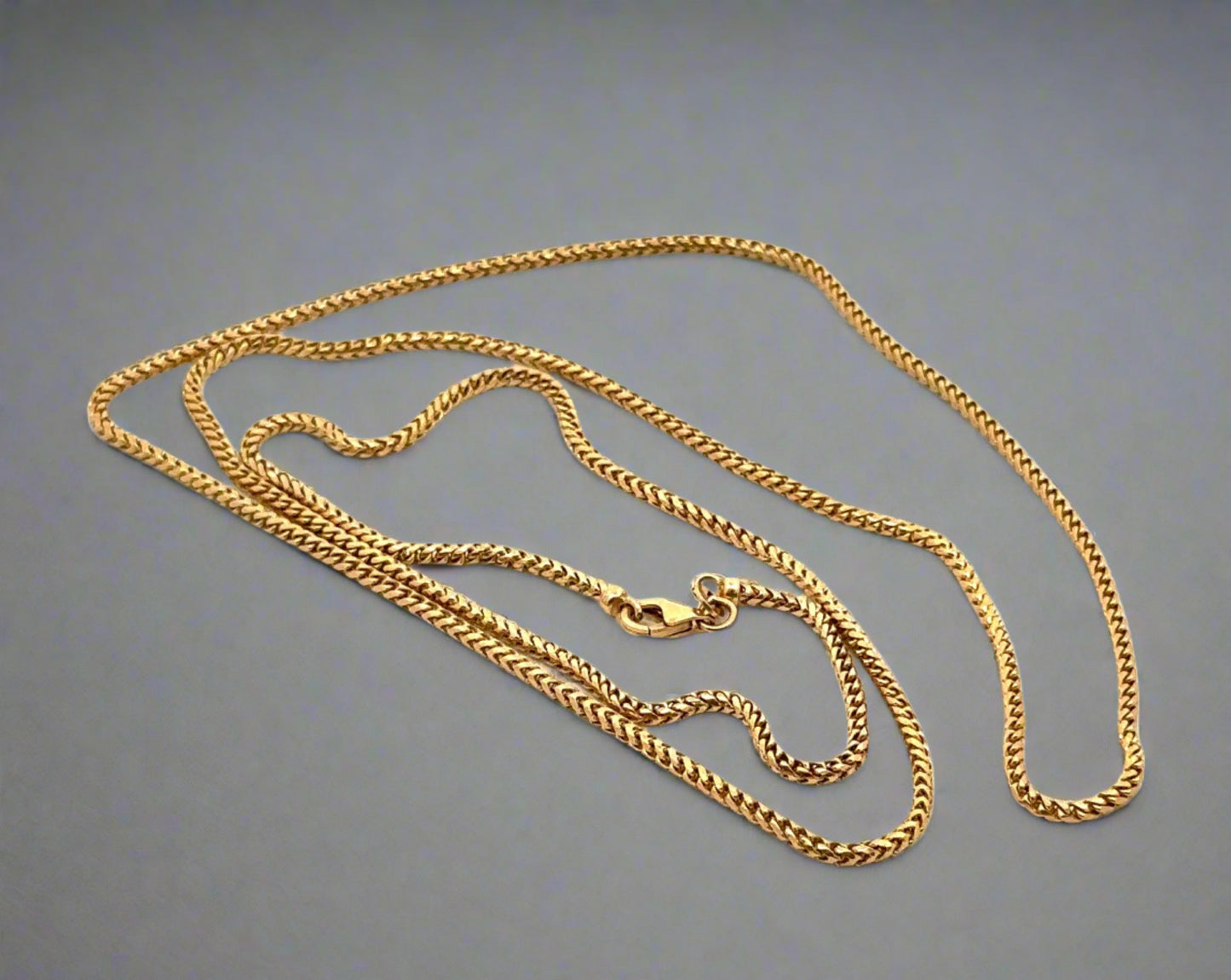 yellow gold franco chain