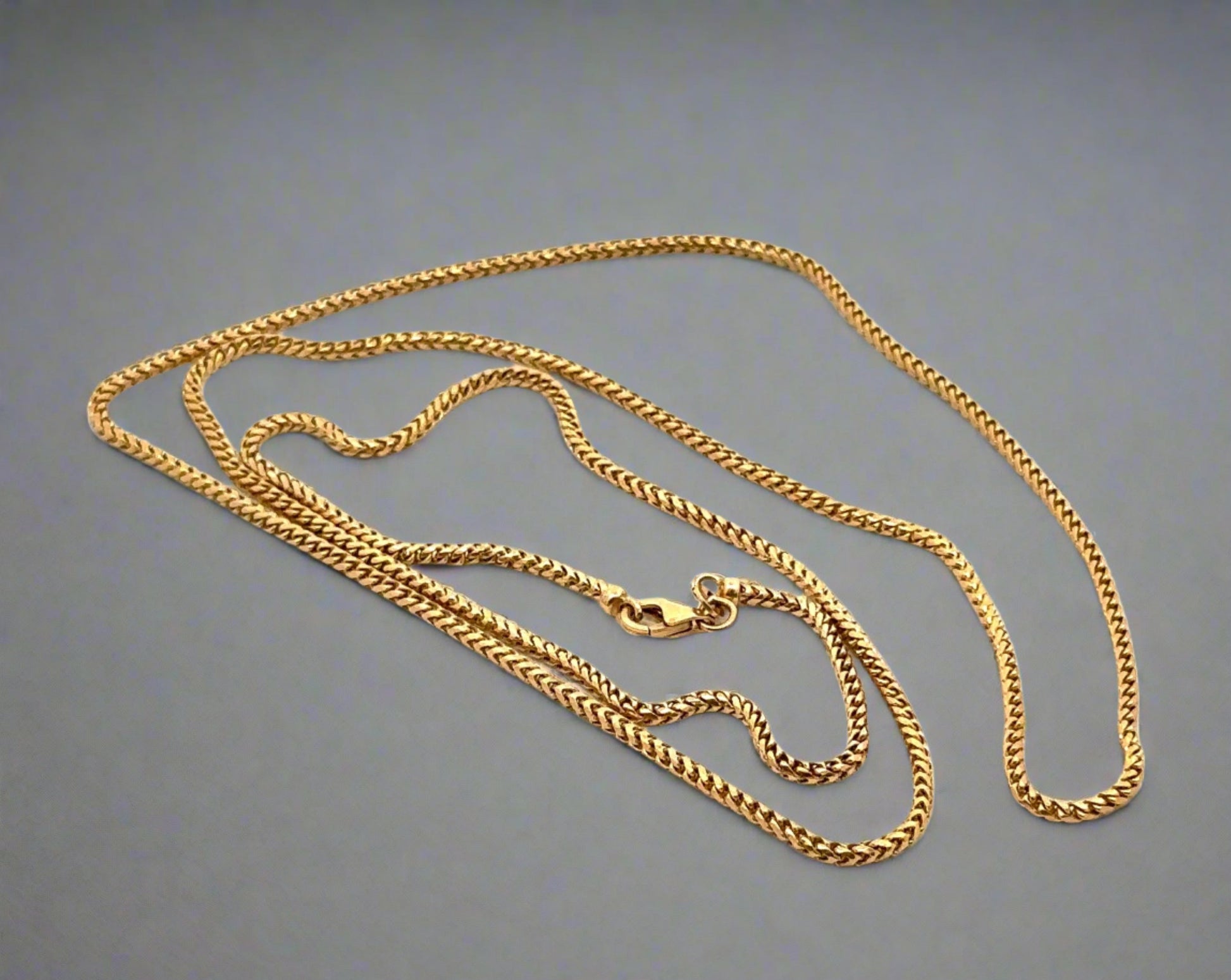 yellow gold franco chain