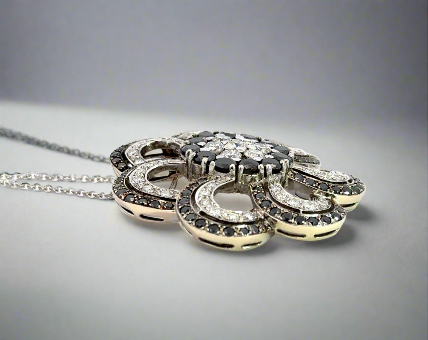 side of flower pendant