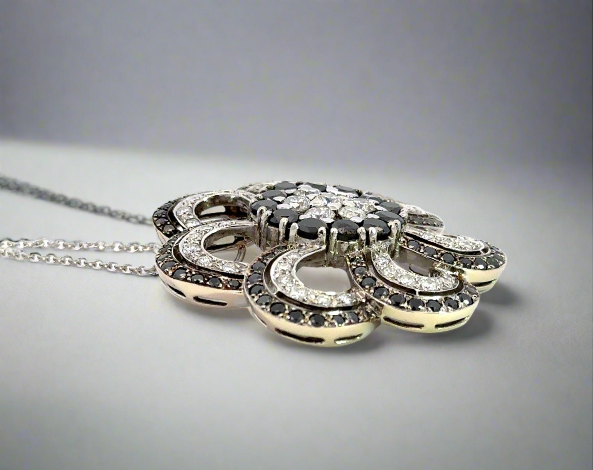 side of flower pendant