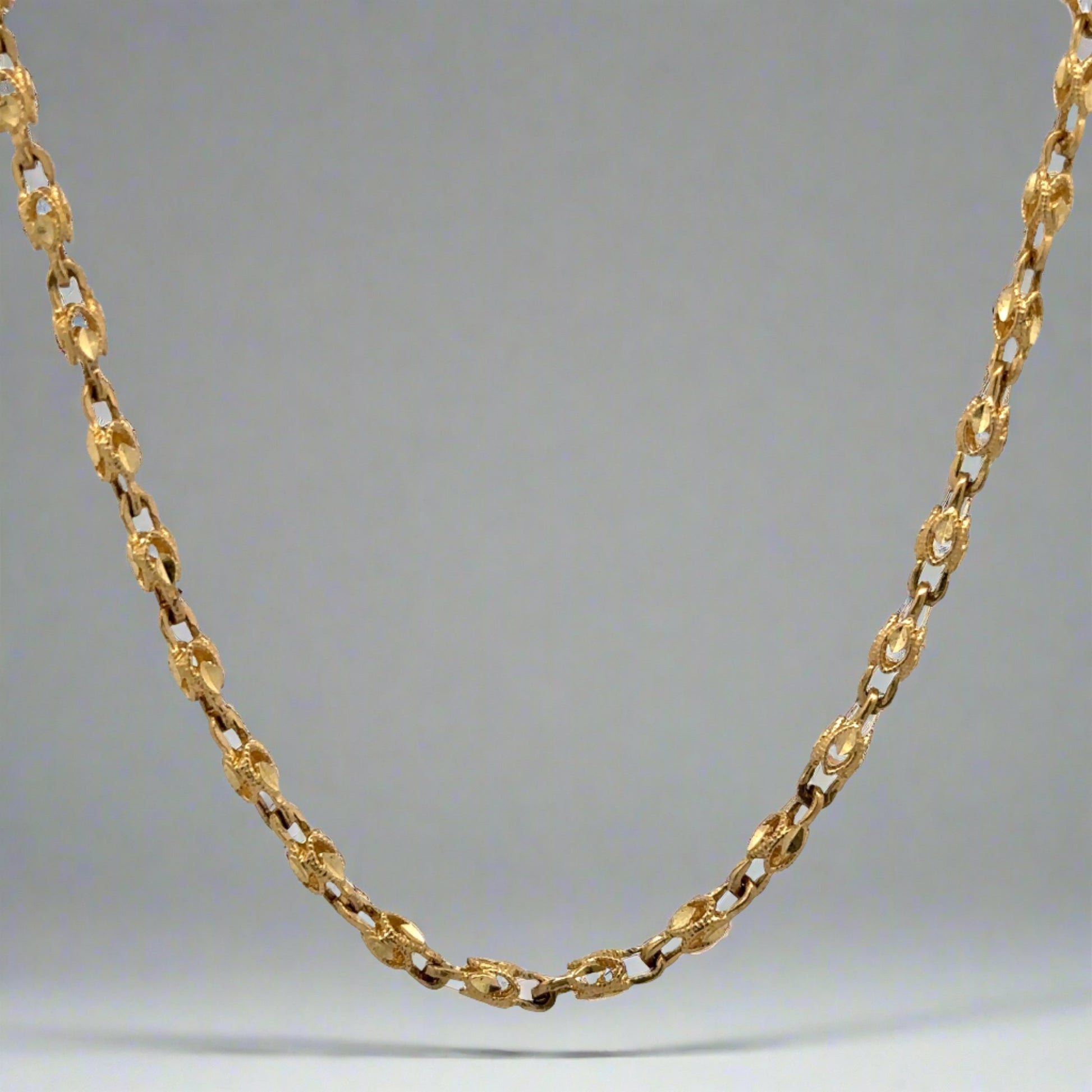 yellow gold turkish chain
