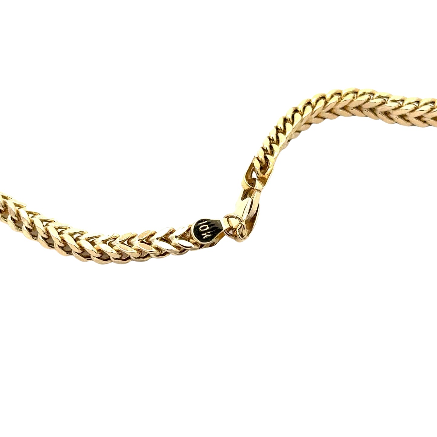 10K lobster clasp on chain
