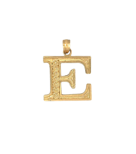 Capital E pendant