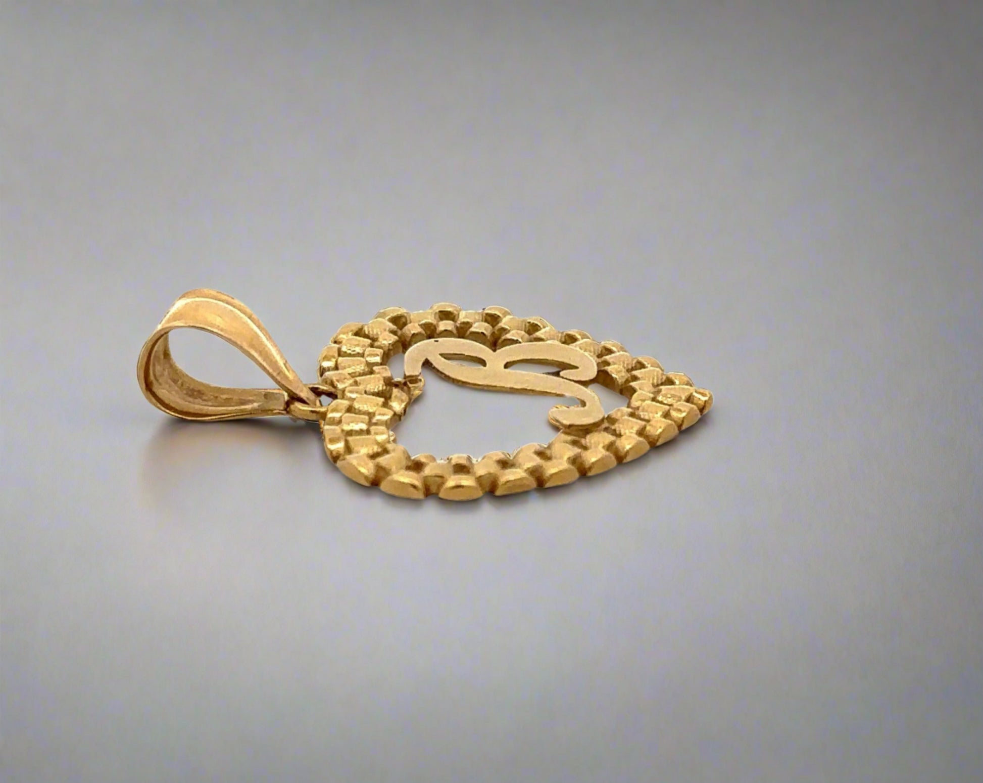Side of B pendant