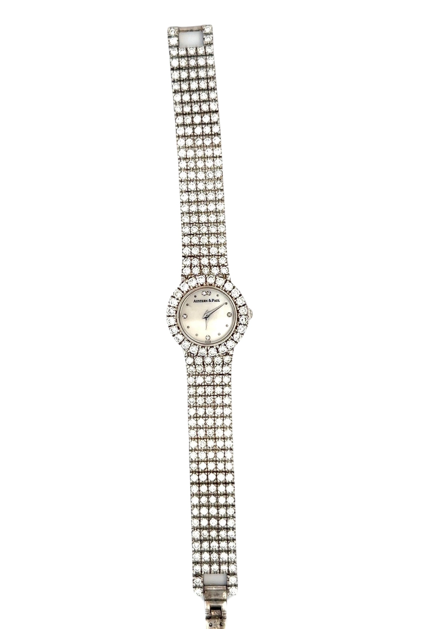 Whole length of diamond watch