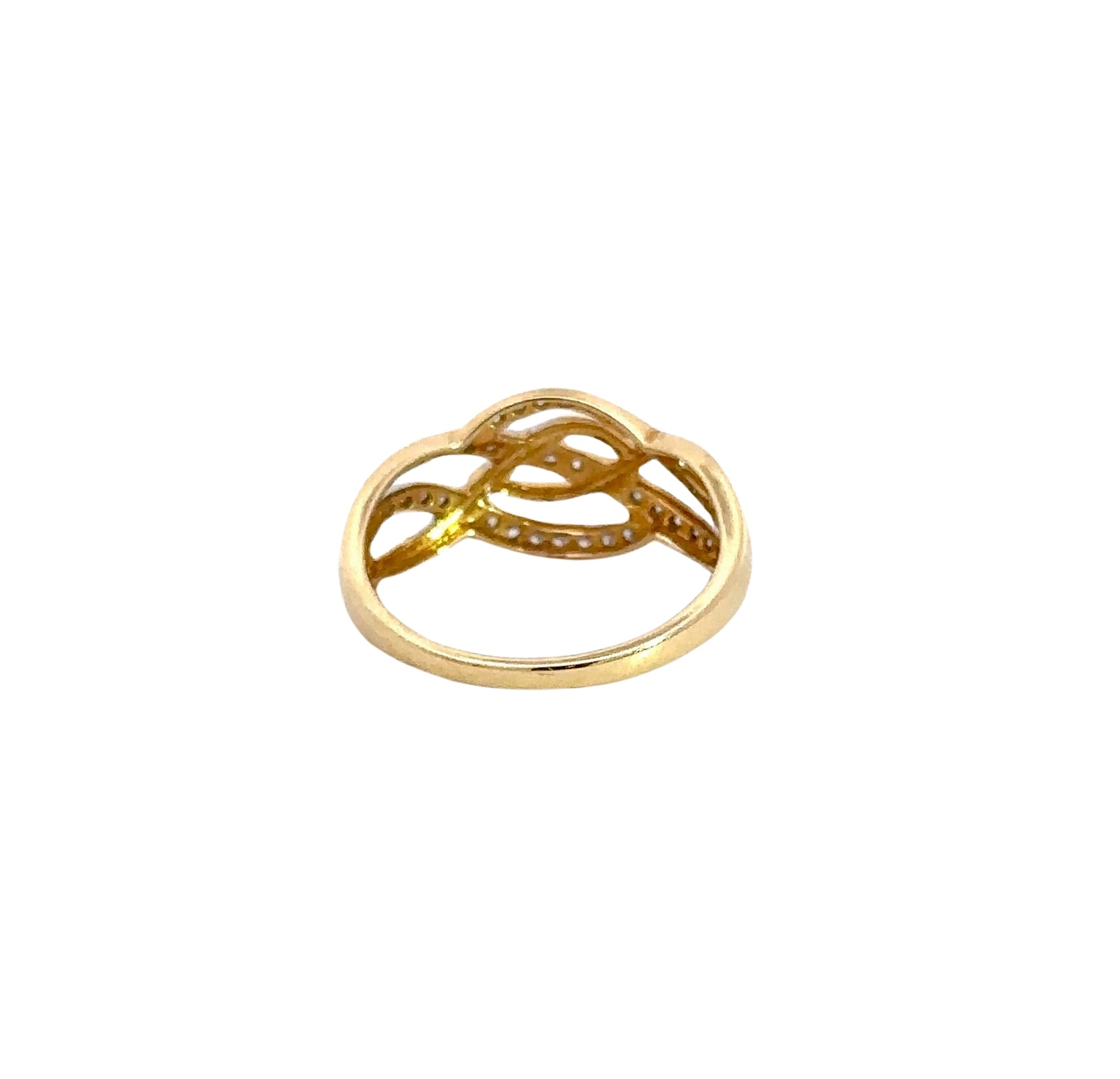 Back of yellow gold ring