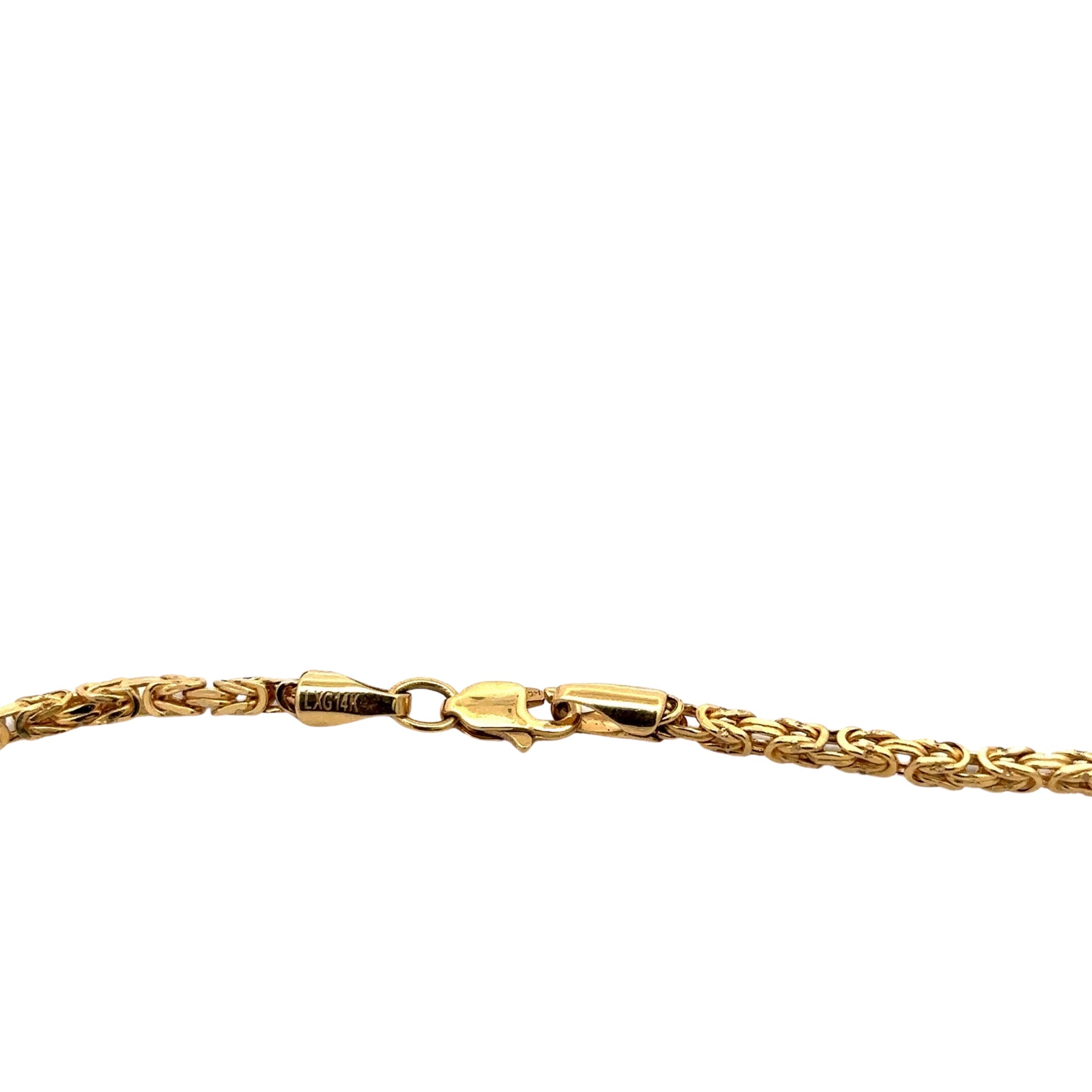 14K lobster clasp