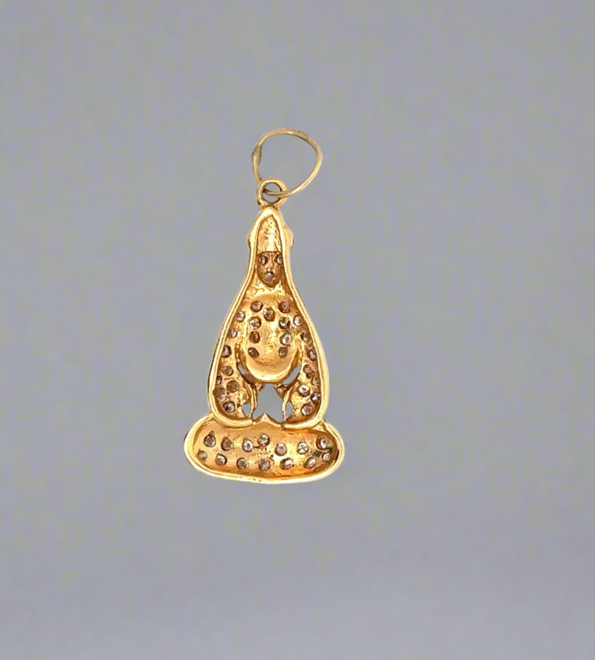 Back of pendant with open back
