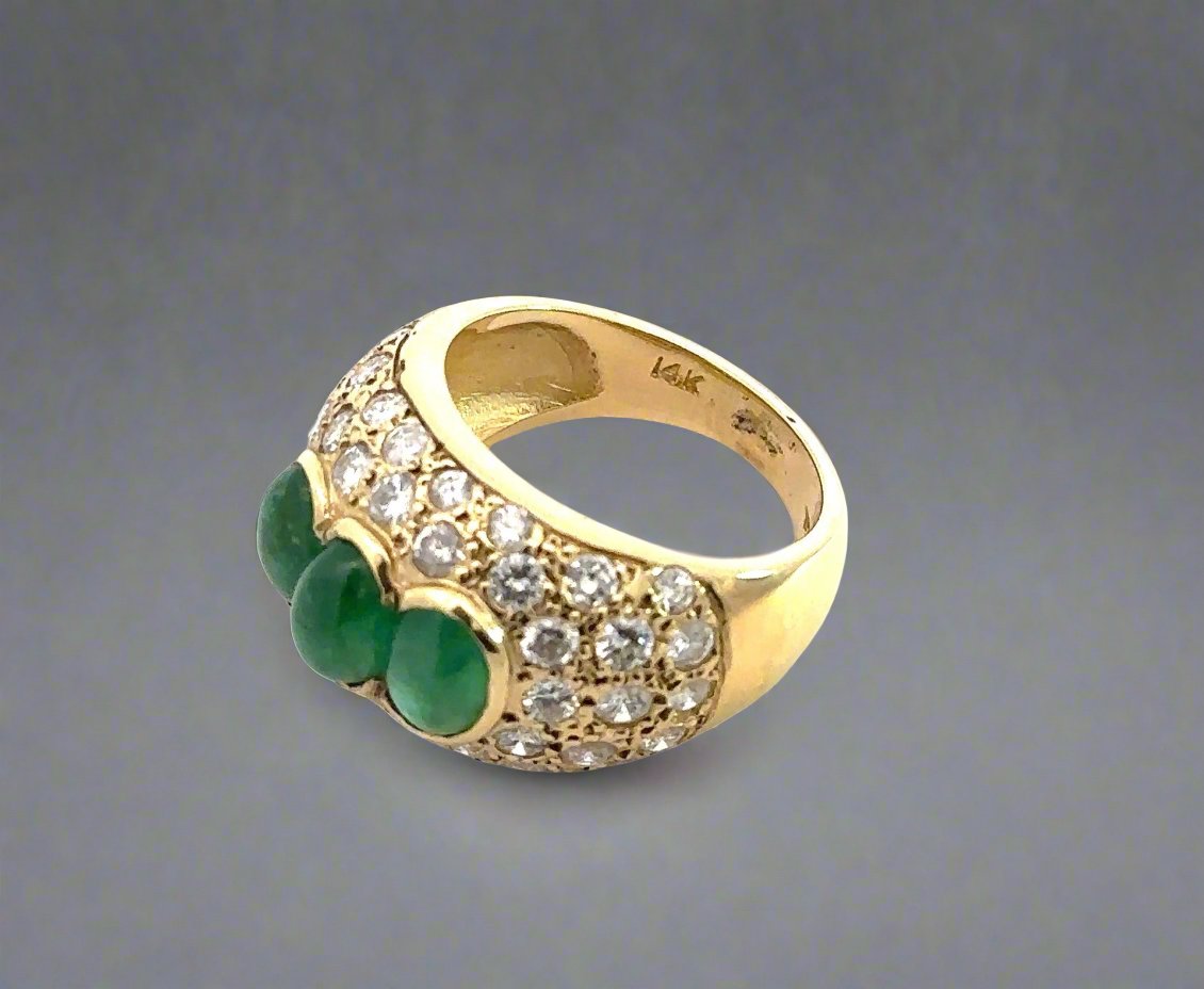 inside of ring with 14K stamp