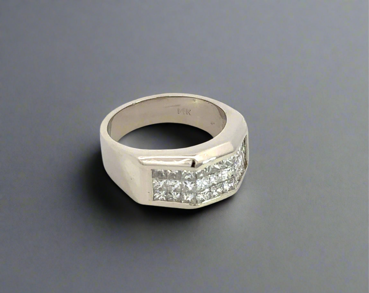 14K stamp on inside of band