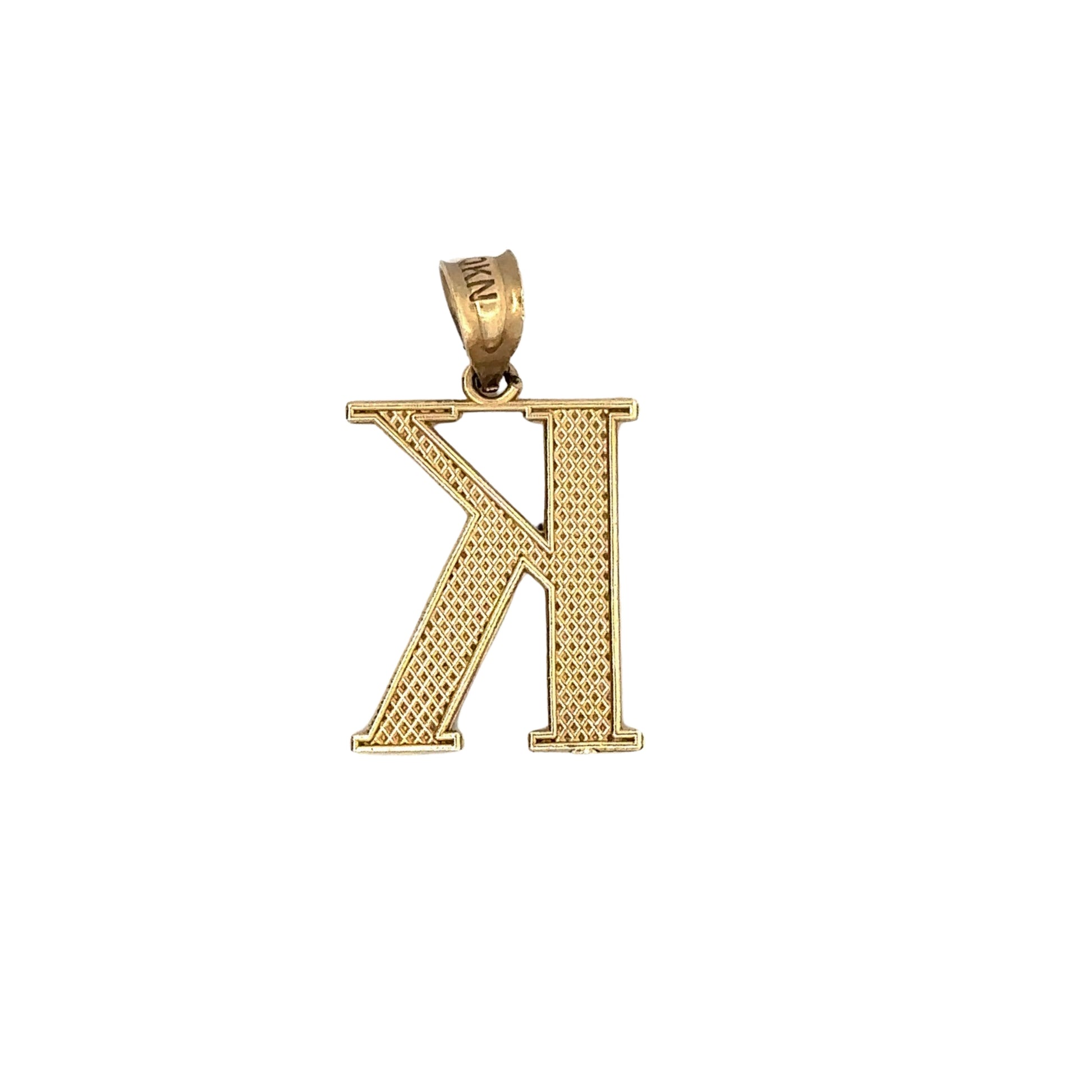 back of k pendant
