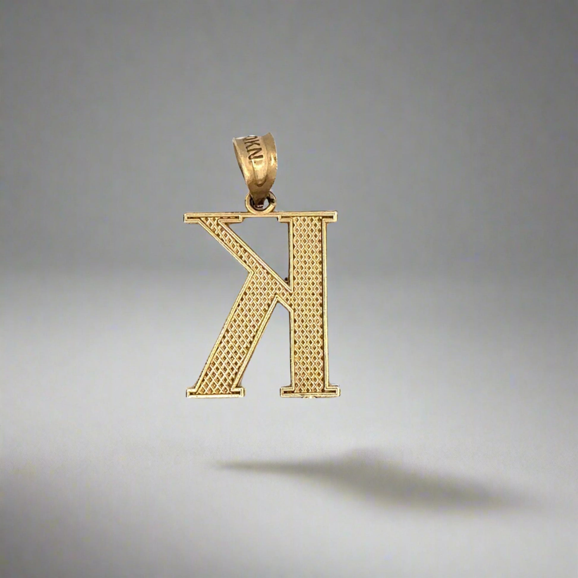 back of k pendant