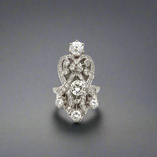 Front of diamond ring