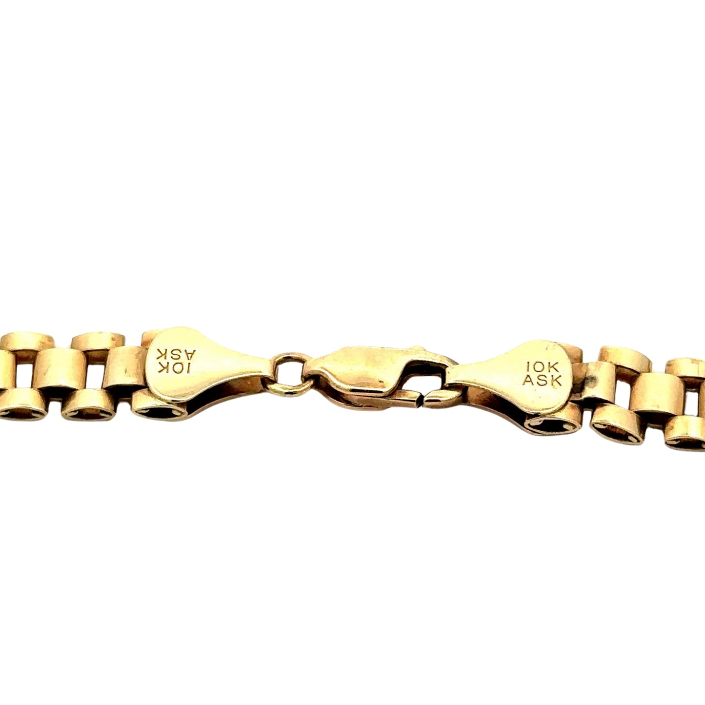 10K yellow gold lobster clasp