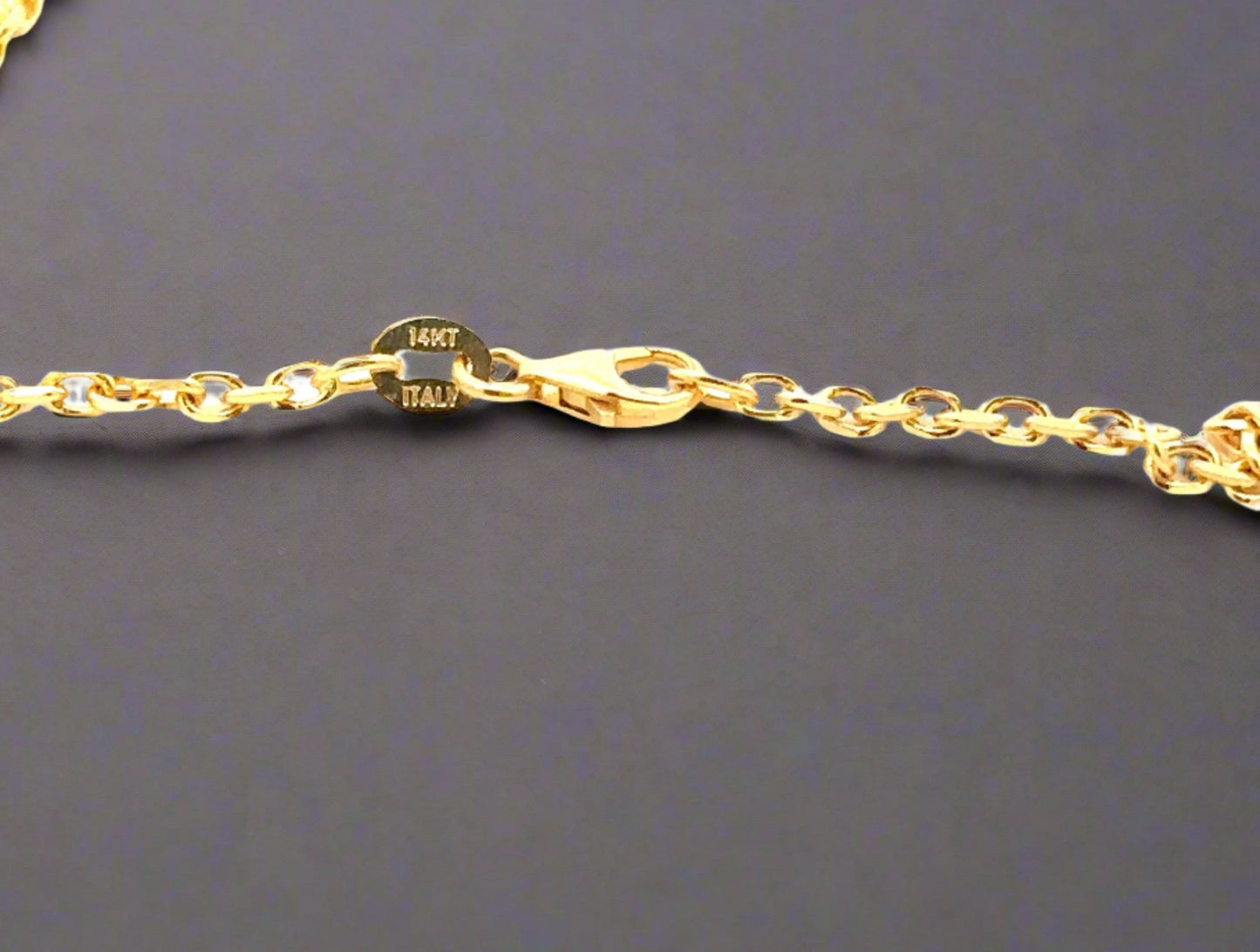 Lobster clasp with 14K Stamp