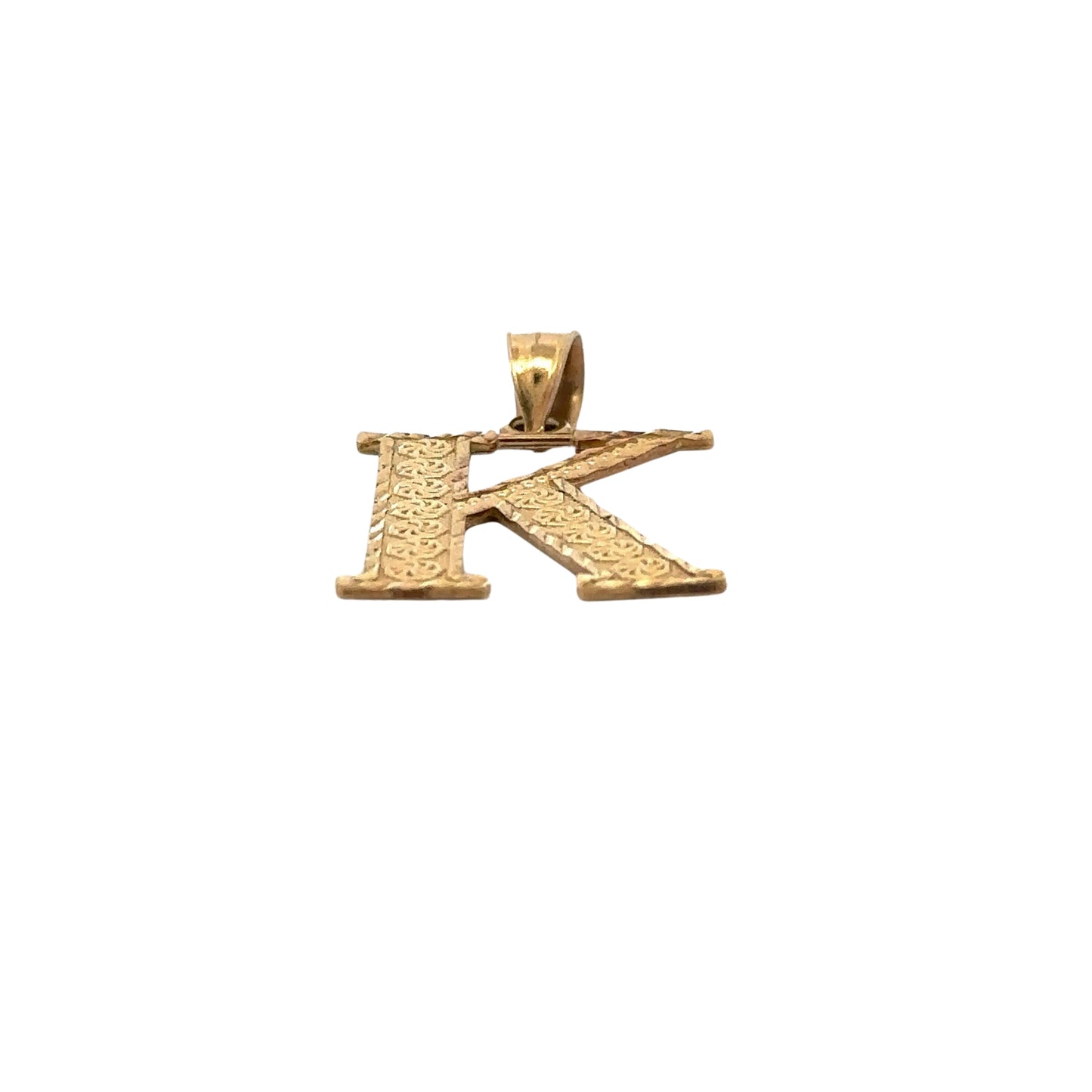 bottom of K pendant
