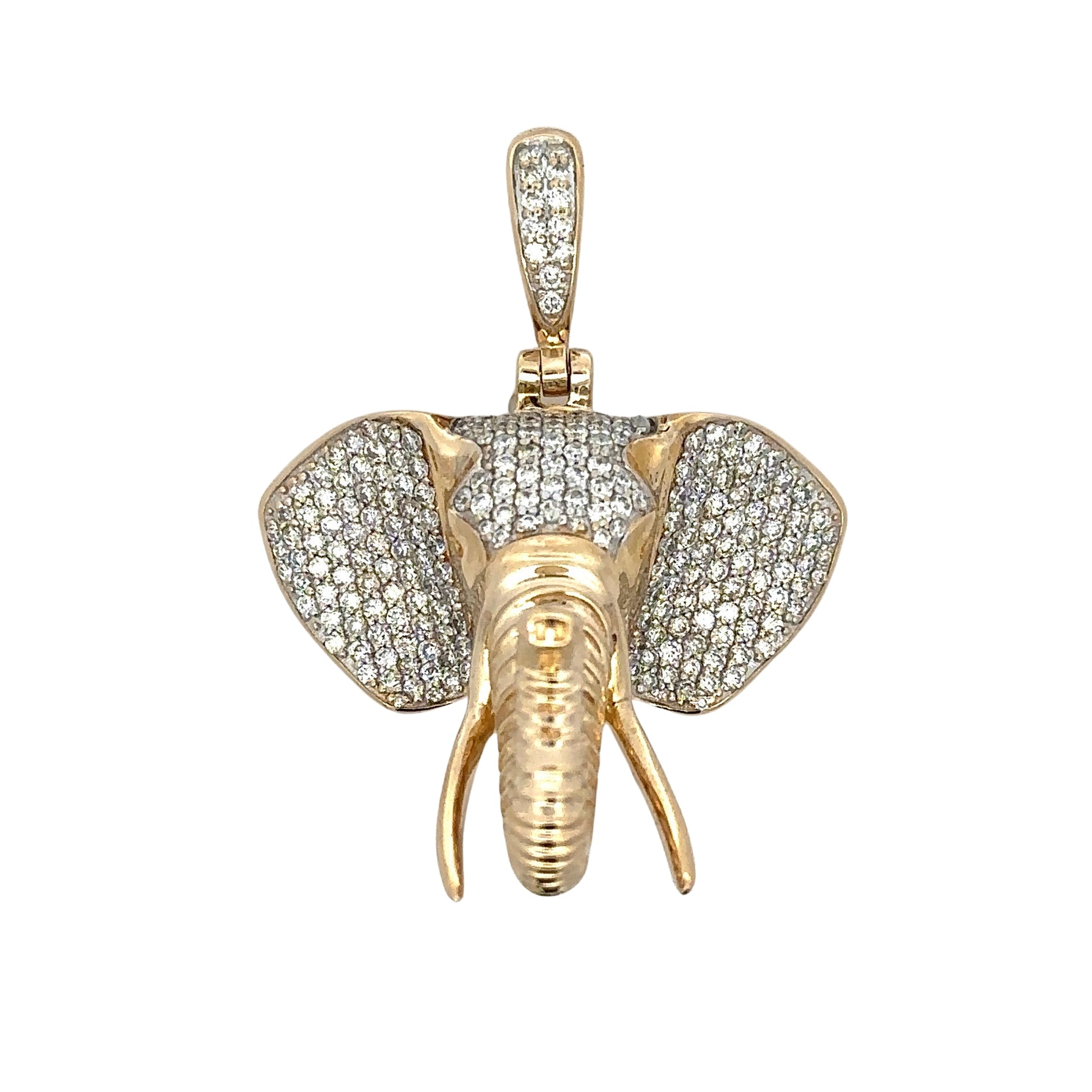 Front of elephant pendant