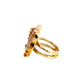 side of yellow gold ring