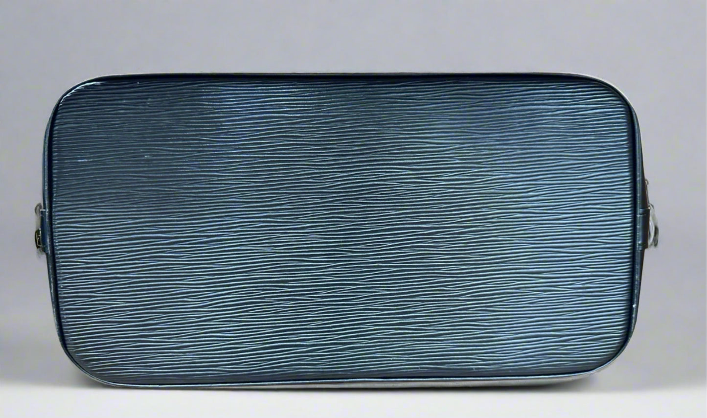 Bottom of textured black bag