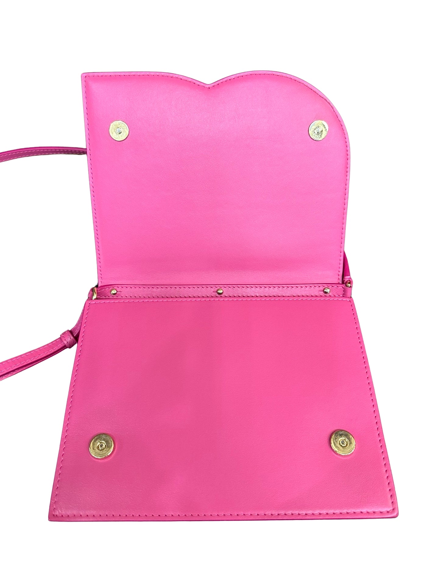 Photo of pink bag with flap open