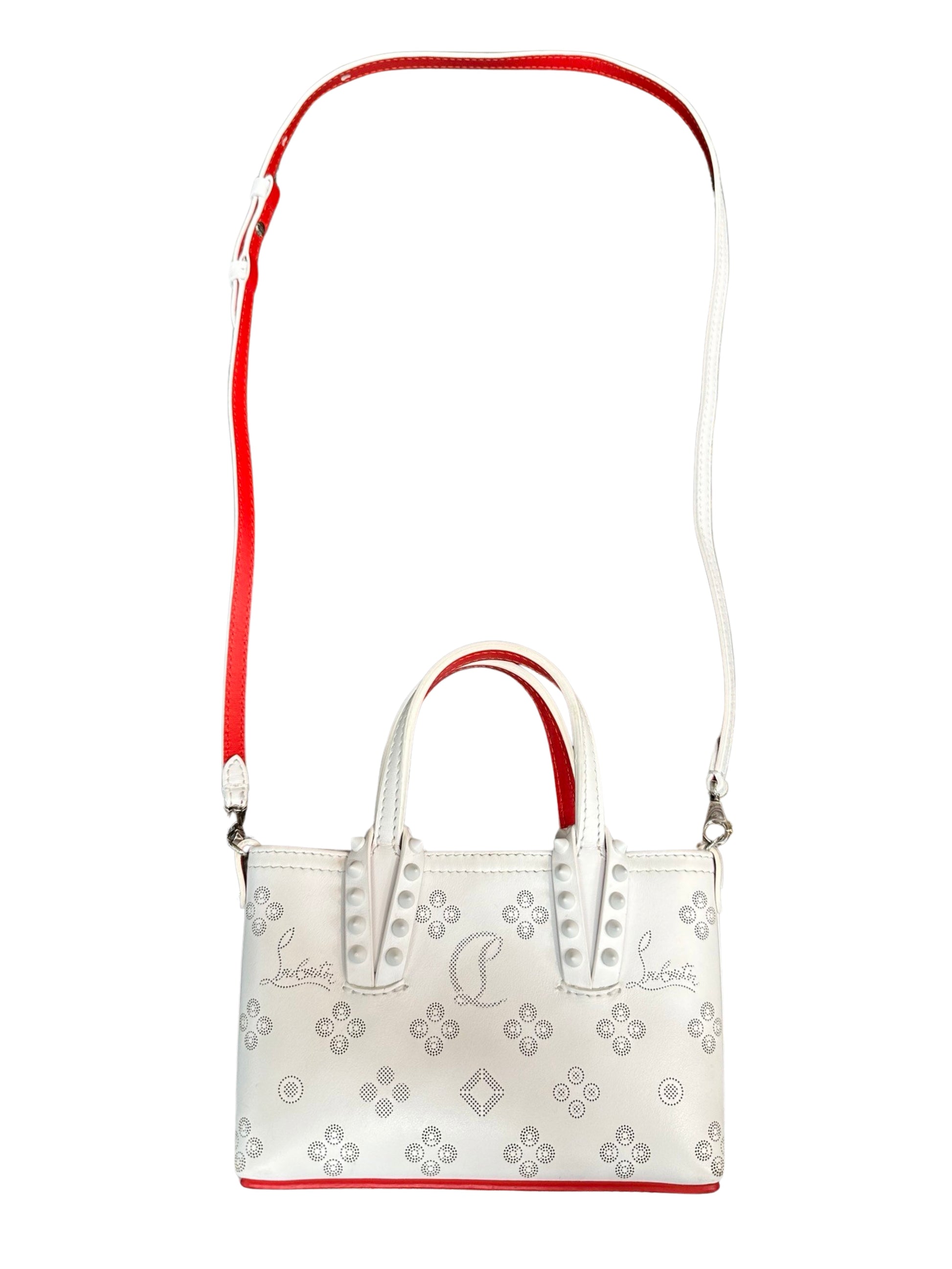 Photo of mini tote with long crossbody strap
