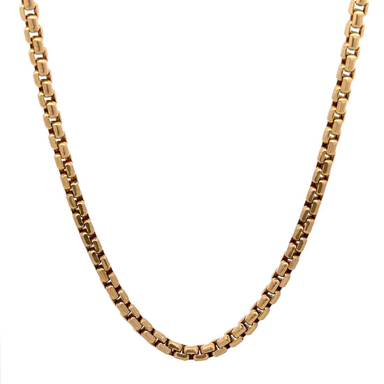 360 video of yellow gold rolo chain 