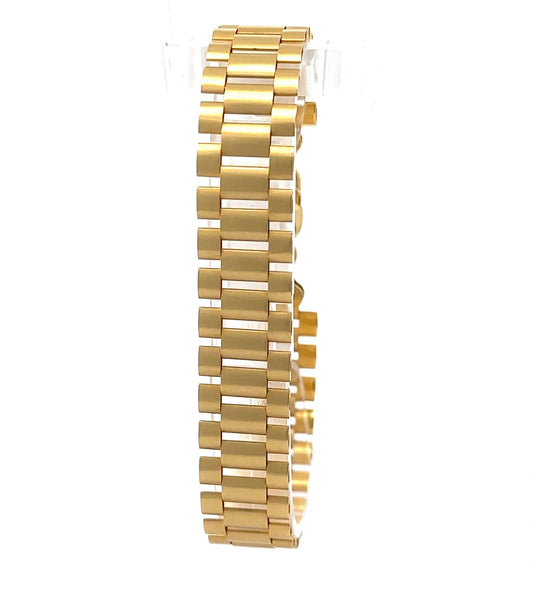 360 video of yellow gold rolex bracelet