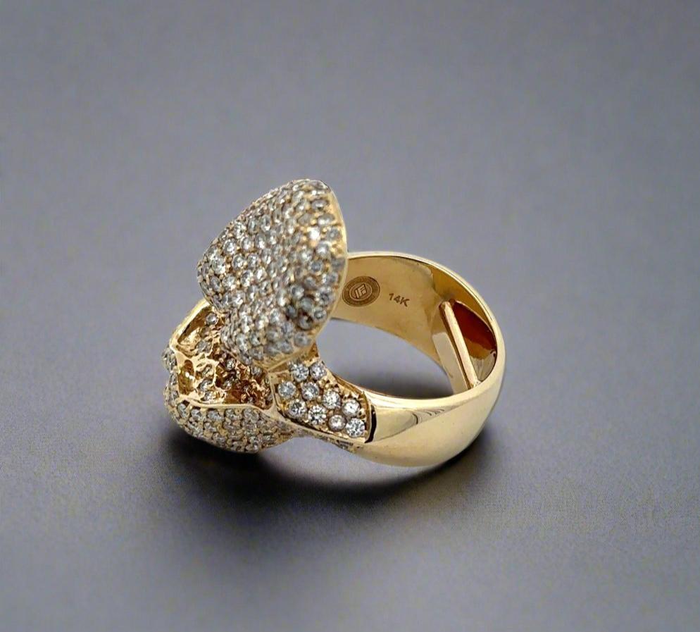 Ring with 14K and IF&Co stamp