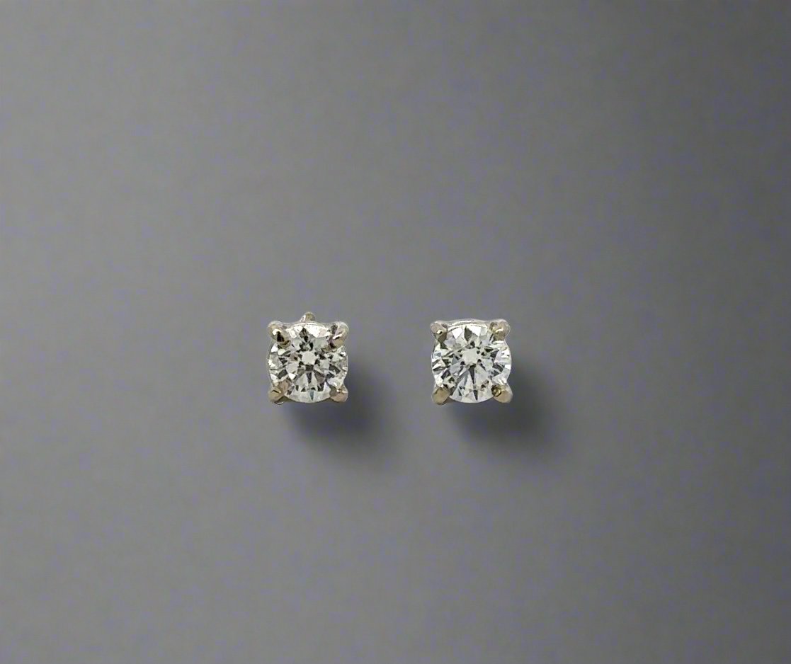 Front of diamond studs