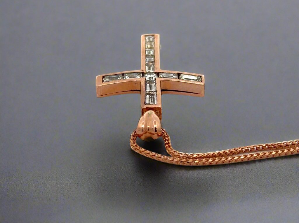 Top of cross pendant