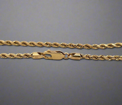 Lobster clasp with 14K stamp