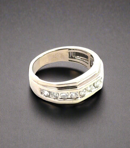 Inside of band ring with 10K stamp