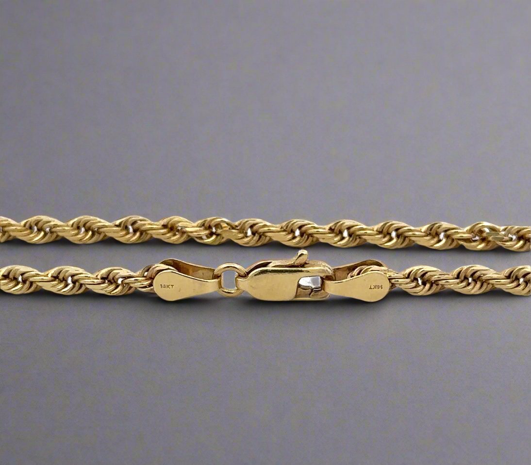 Lobster clasp with 14K stamp