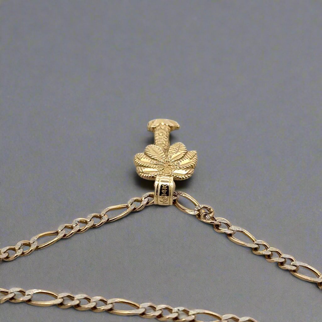 14K stamp on pendant