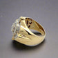 10K Yellow Gold .95TCW Diamond Men's Cluster Fashion Ring