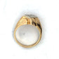 14K White + Yellow Gold .50TCW Diamond Men's Fashion Ring