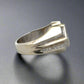 14K White Gold 1.6TCW Princess-Cut Diamond Men's Fashion Band Ring