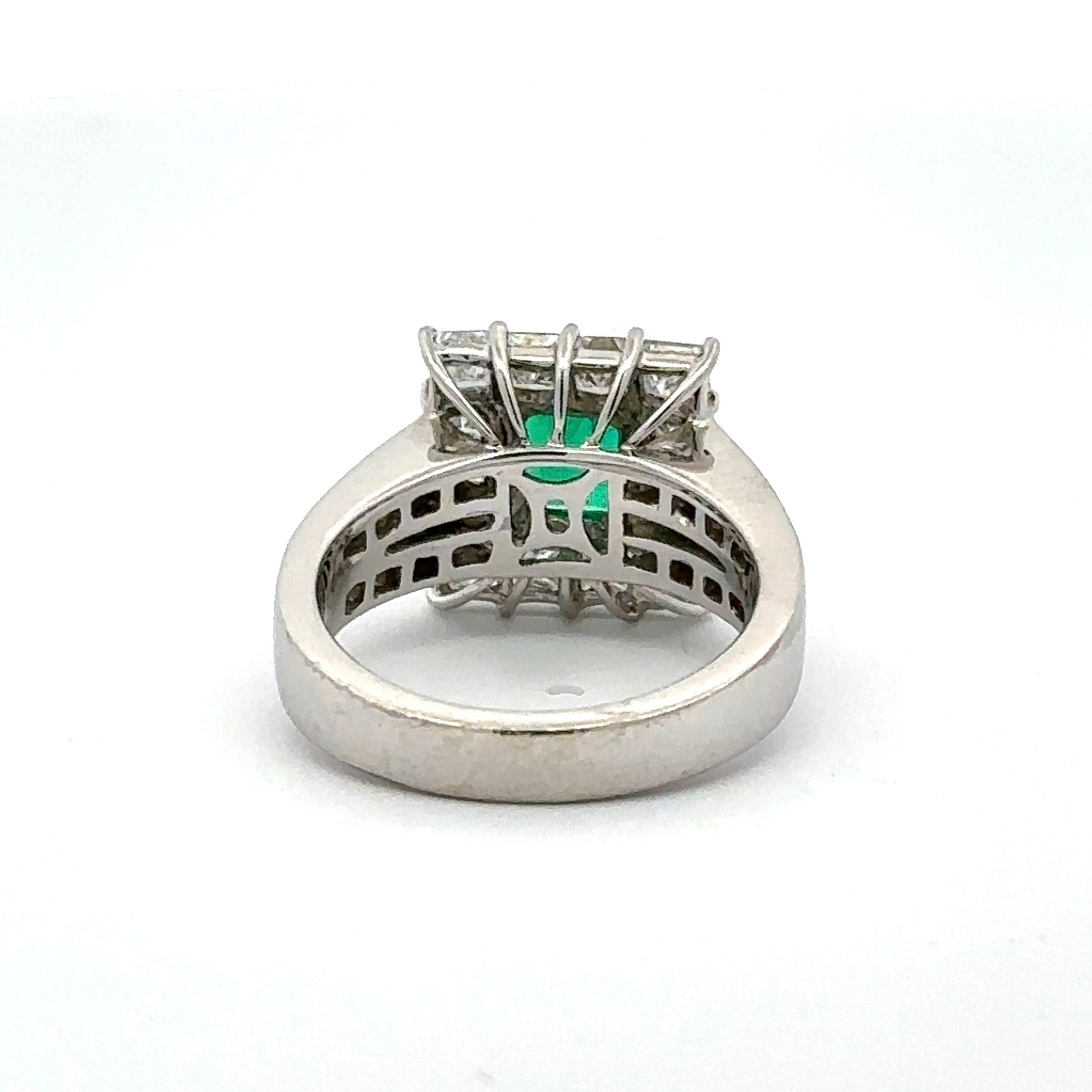 Back of ring with scratches on shank